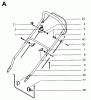 Jonsered 346 M - Walk-Behind Mower (1995-01) Ersatzteile HANDLE CONTROLS