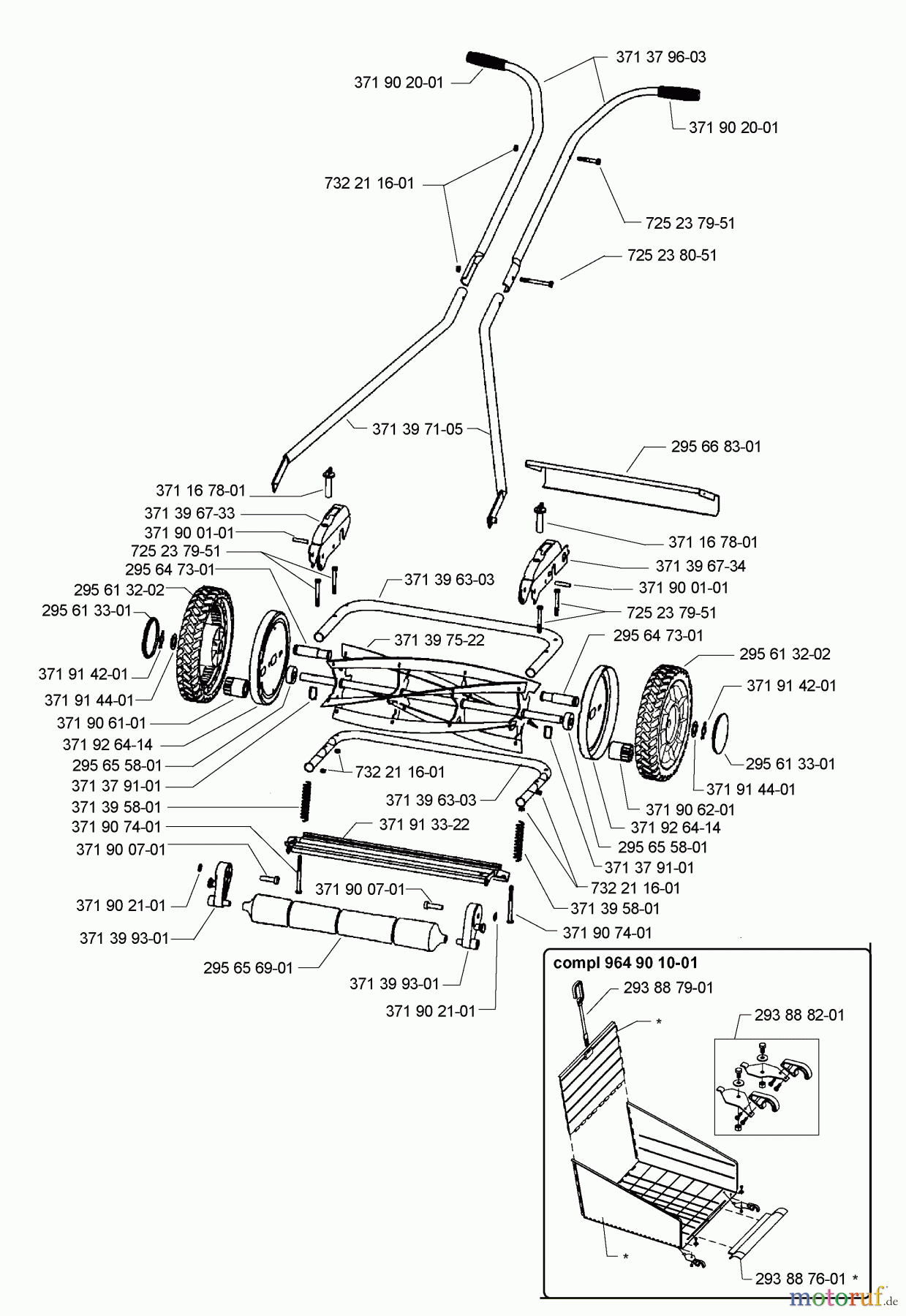 Jonsered Rasenmäher 40 - Jonsered Walk-Behind Mower (2003-01) PRODUCT COMPLETE