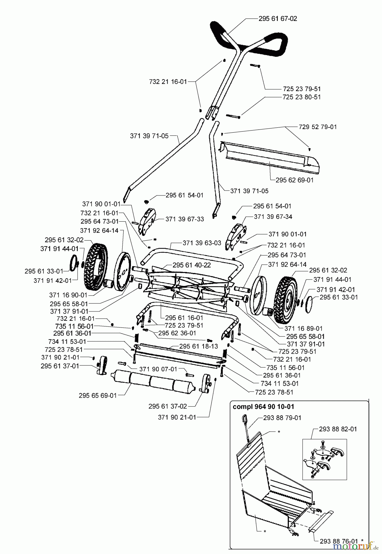 Jonsered Rasenmäher 4000H - Jonsered Walk-Behind Mower (2003-01) PRODUCT COMPLETE