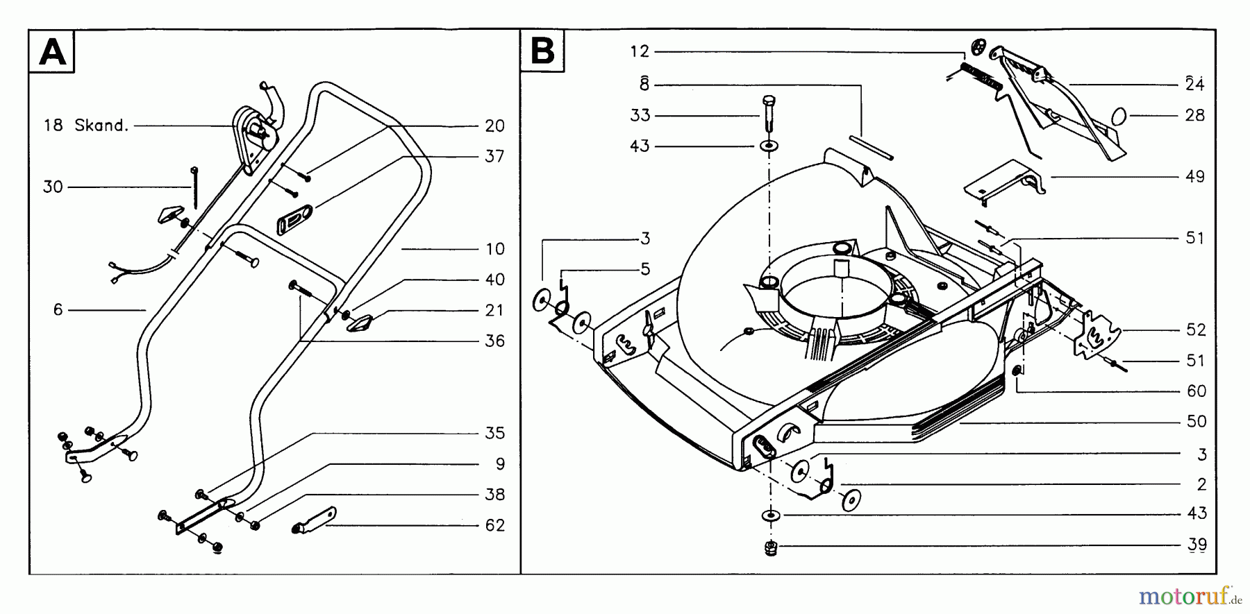 Jonsered Rasenmäher 446 EL - Jonsered Walk-Behind Mower (1995-01) PRODUCT COMPLETE #2
