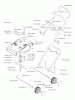 Jonsered 500 M (964466047) - Walk-Behind Mower (1998-05) Ersatzteile PRODUCT COMPLETE #1