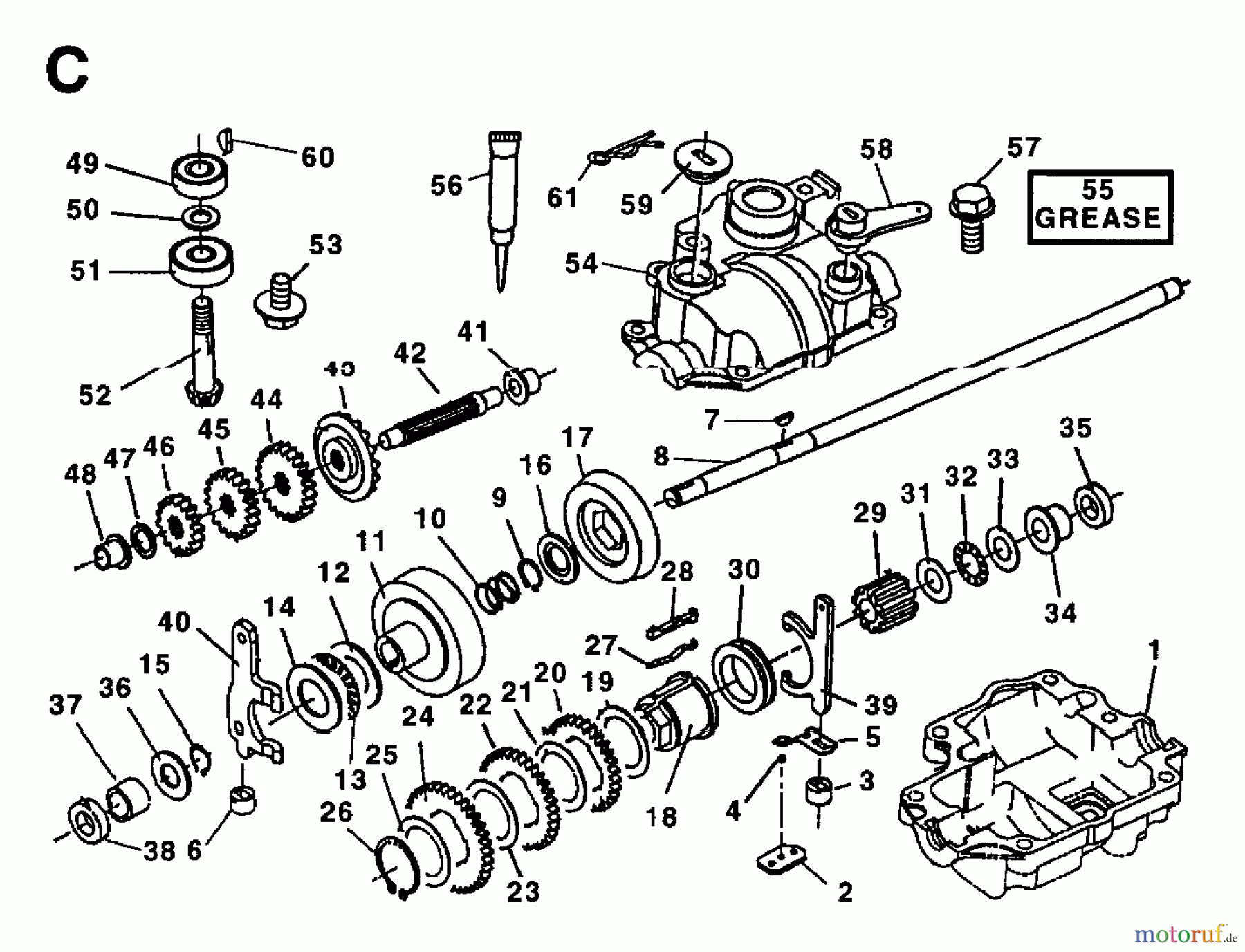 Jonsered Rasenmäher 600 RDII (954130006) - Jonsered Walk-Behind Mower (1997-04) PRODUCT COMPLETE #2