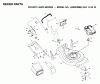 Jonsered 600RDM2 (J600RDMB, 954130032) - Walk-Behind Mower (1999-07) Ersatzteile PRODUCT COMPLETE #2