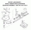 Jonsered 600SD (JNA600SDB) - Walk-Behind Mower (2002-03) Ersatzteile GEAR CASE