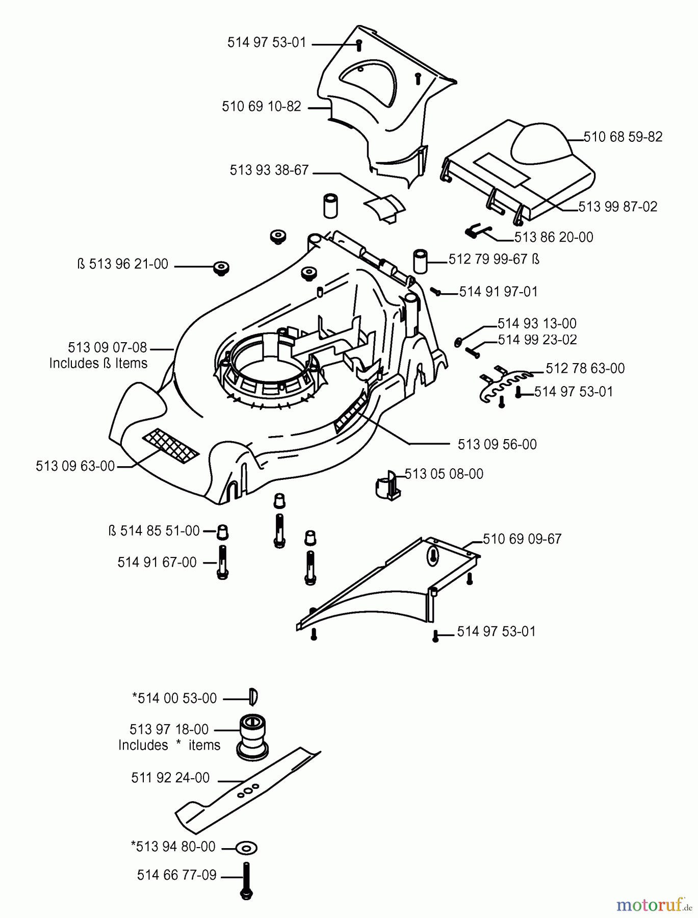  Jonsered Rasenmäher LM2146CD - Jonsered Walk-Behind Mower (2003-01) CHASSIS / FRAME #1