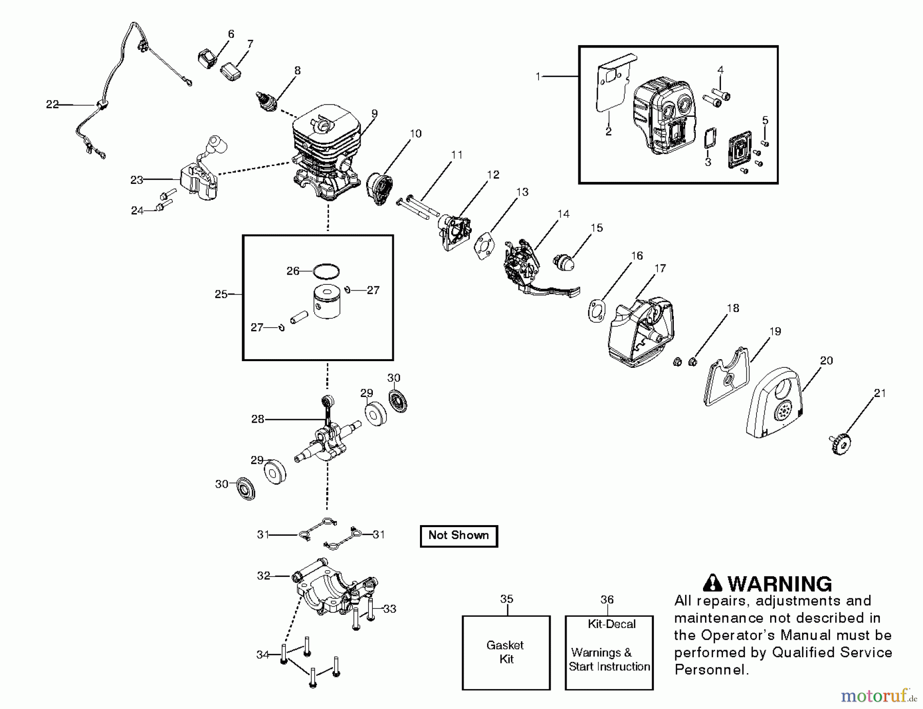 Jonsered Sonstiges B2126 - Jonsered Blower/Vacuum (2010-06) ENGINE