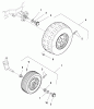 Murray 107.277720 (2690428) - Craftsman ZT 7000, 20HP Kohler w/44" Mower Deck (2005) (Sears) Ersatzteile Wheels & Tires Group (W986858_986859)