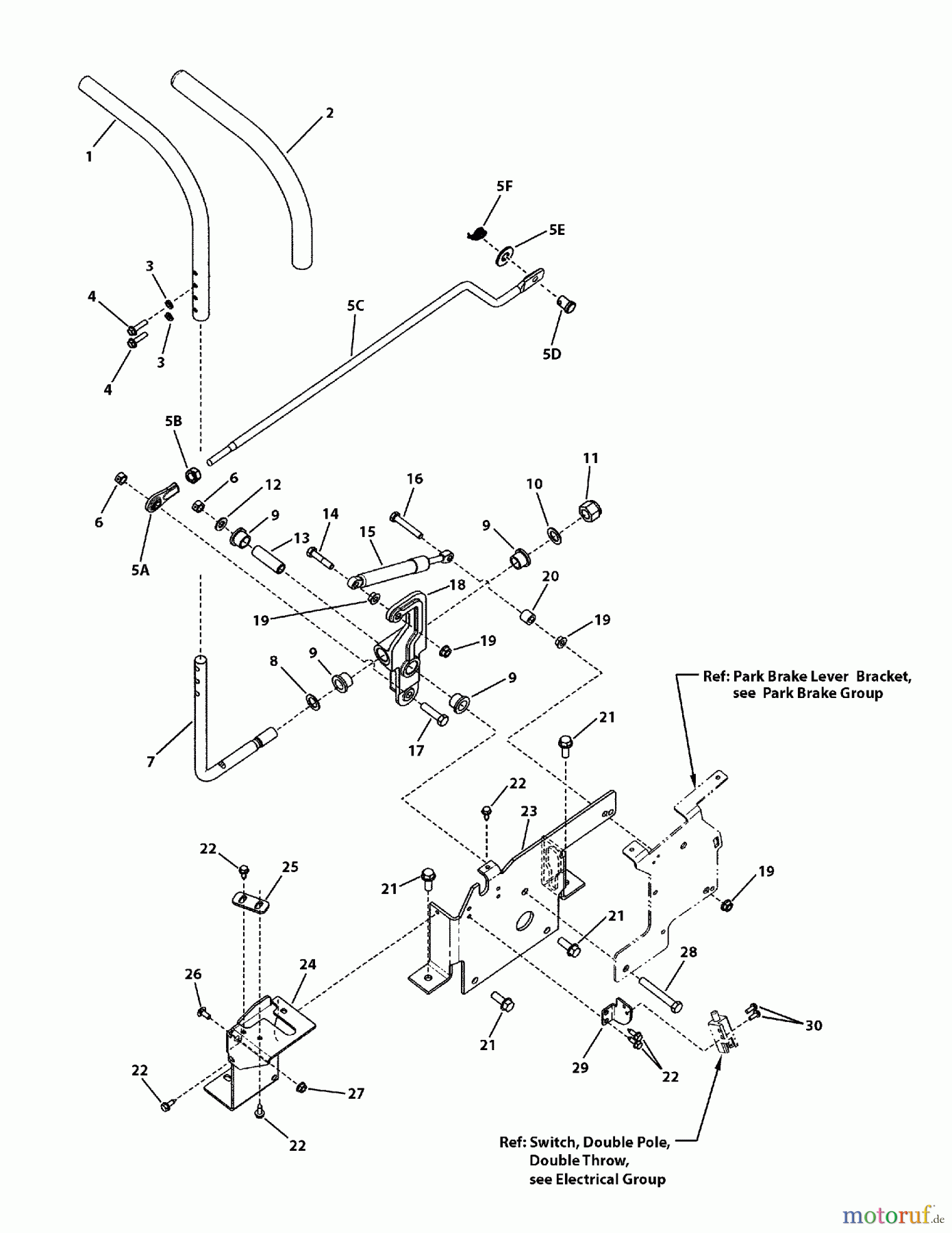 Murray Nullwendekreismäher, Zero-Turn 107.280070 (7800690SN) - Craftsman ZTS7000, 285Z, 26HP B&S w/52