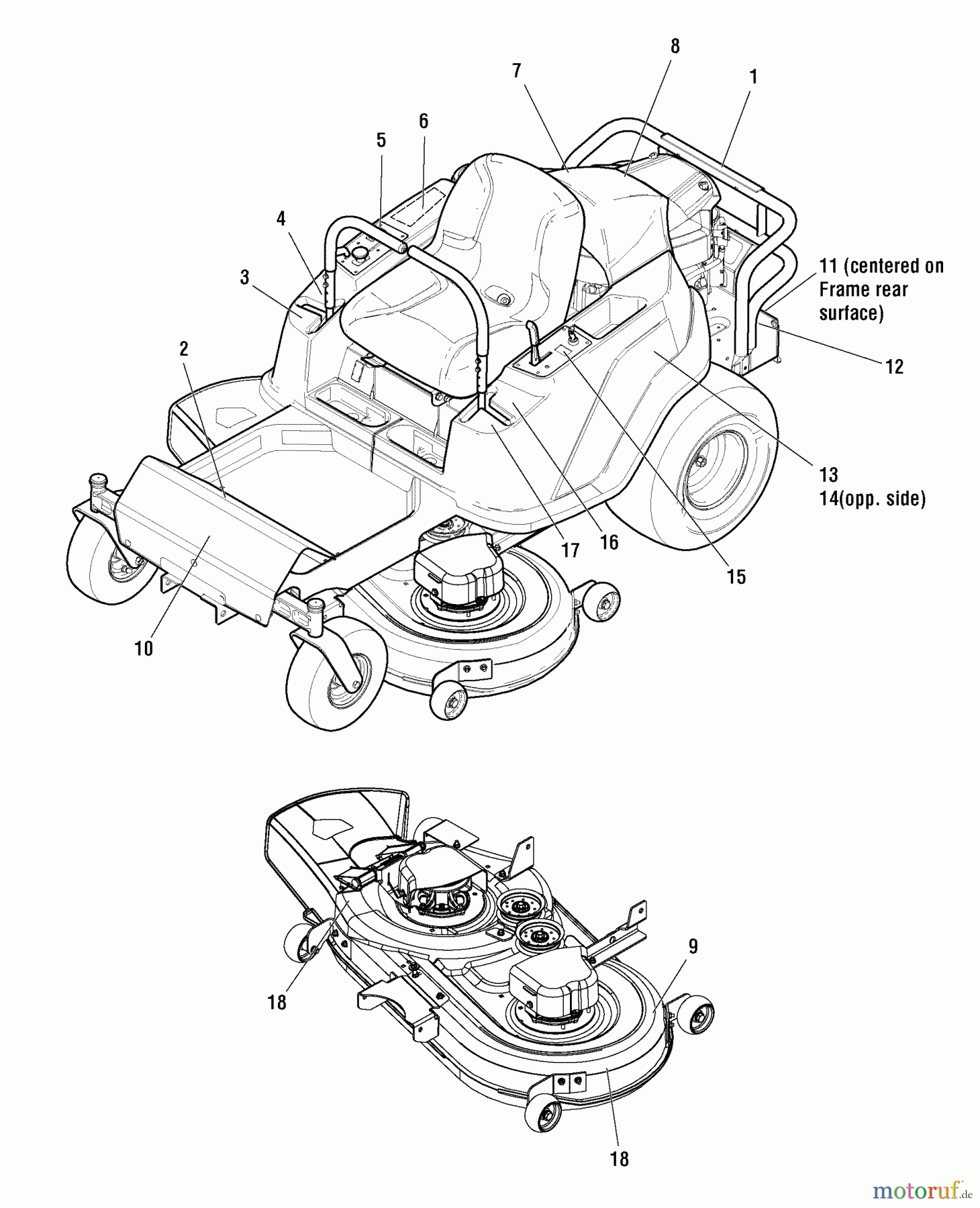 Murray Nullwendekreismäher, Zero-Turn 107.280060 (7800753SN) - Craftsman ZTS7000, 21HP B&S w/42