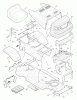 Murray 38715B - 38" Lawn Tractor (2000) Ersatzteile Chassis & Hood