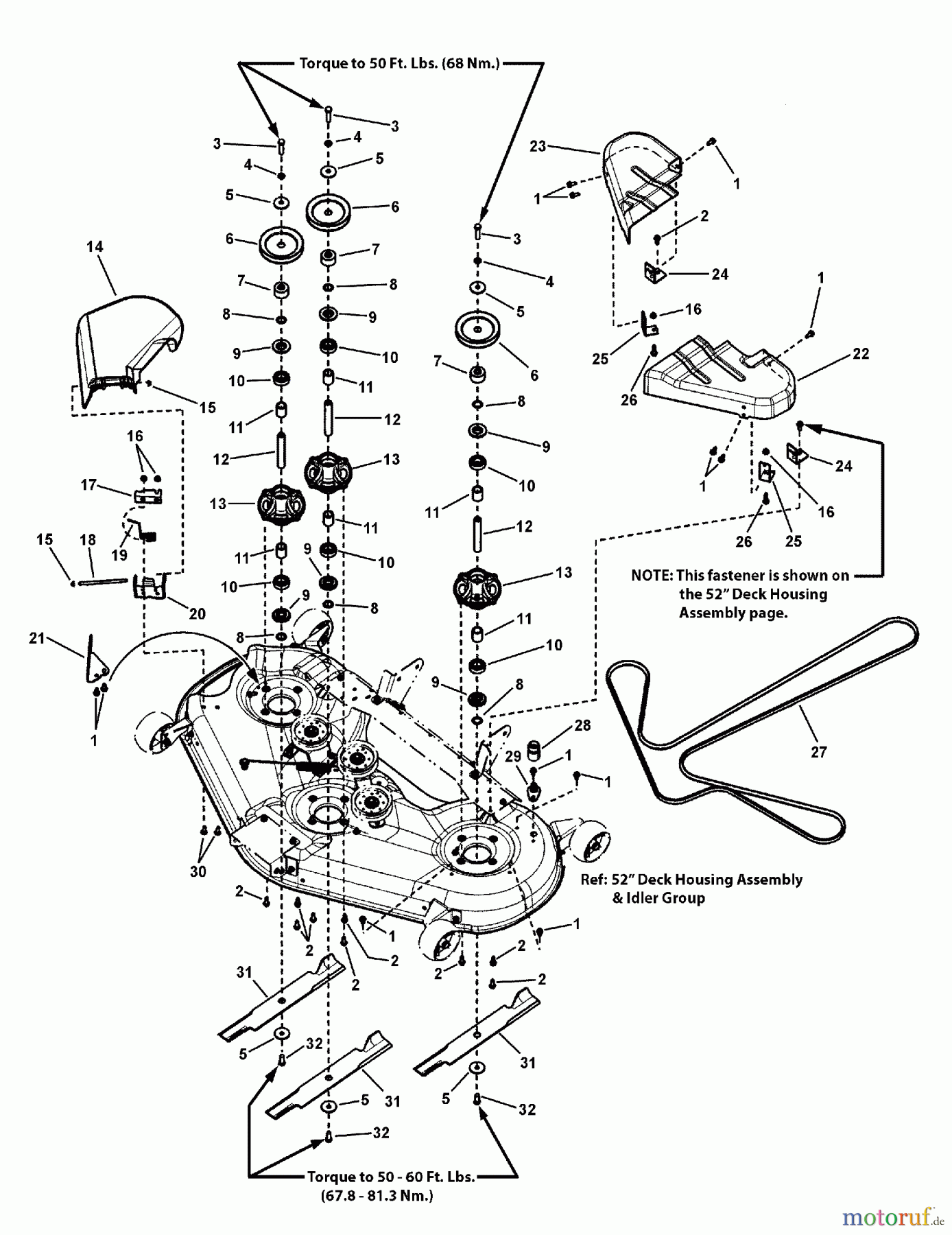 Murray Nullwendekreismäher, Zero-Turn 107.280070 (7800690SN) - Craftsman ZTS7000, 285Z, 26HP B&S w/52