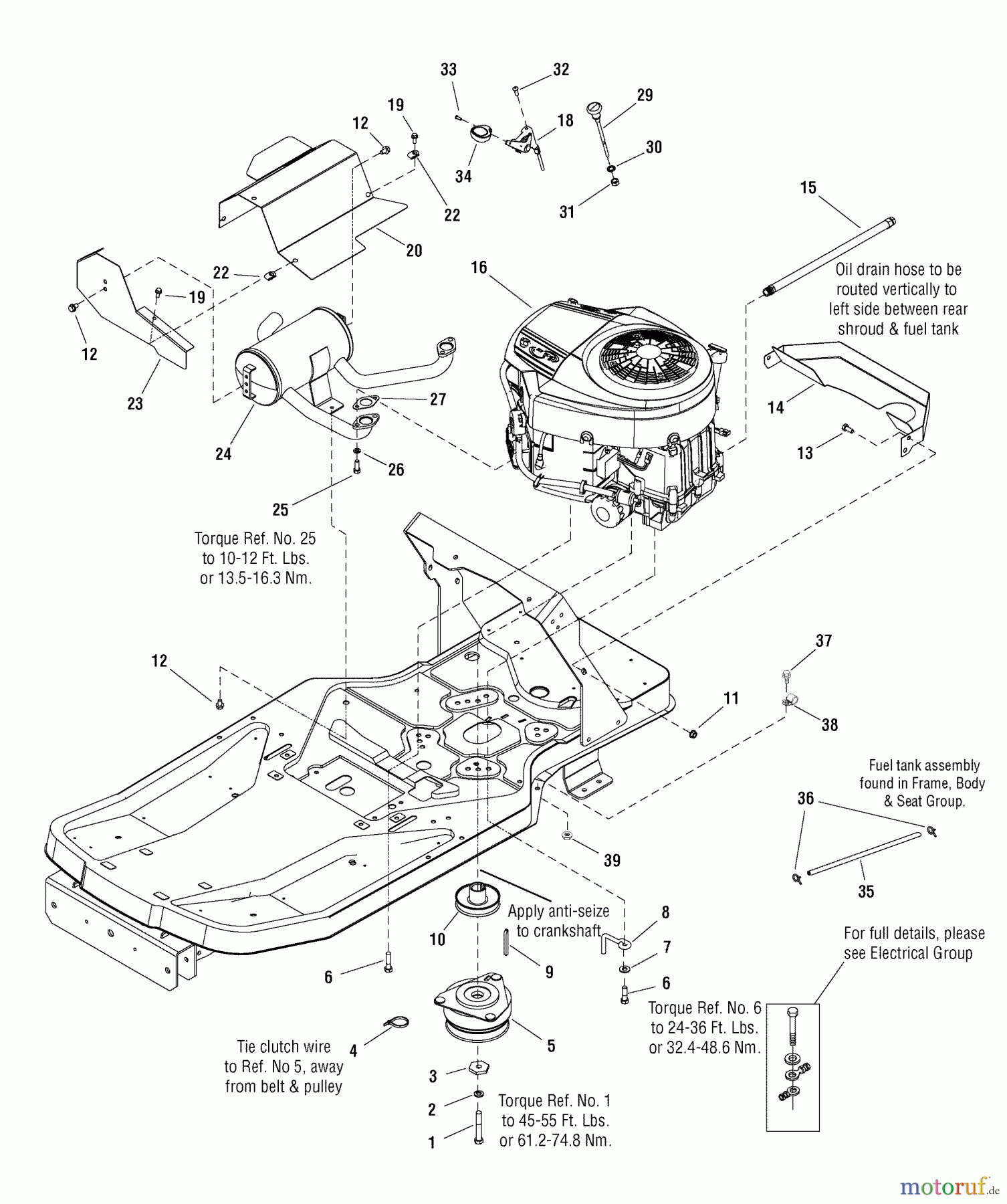 Murray Nullwendekreismäher, Zero-Turn 107.289930 (7800515) - Craftsman ZTS6000, 26HP B&S w/52