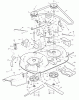 Murray 38715x82A - Ranch King 38" Lawn Tractor (1999) Ersatzteile Mower Housing
