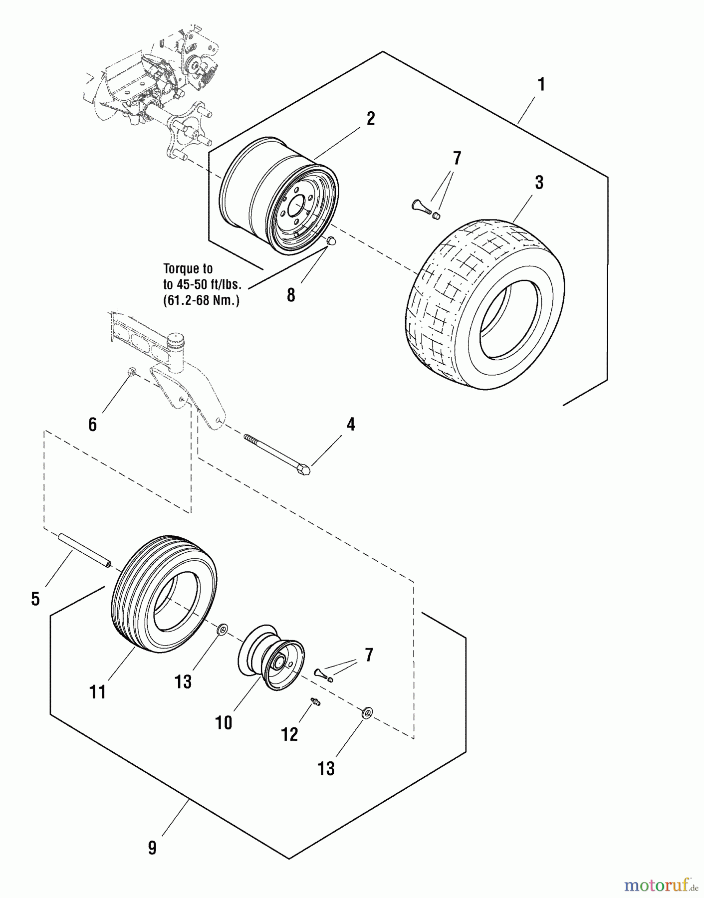  Murray Nullwendekreismäher, Zero-Turn 7800629 - Murray E20M42, 20HP B&S w/42