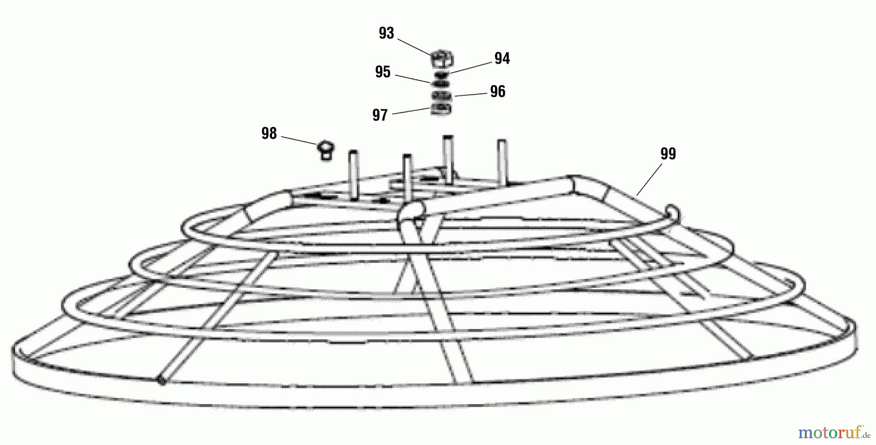  Murray Sonstiges BS436 (866027) - Briggs & Stratton Power Trowel (2011) Blade Housing (866027C)
