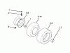 Murray 42L18G60X8A (96042005604) - 42" Lawn Tractor, 18.5 HP (2010) Ersatzteile Wheels & Tires Group (42L18G60X8Awheel)