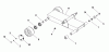 Murray EX20-S (866057) - Briggs & Stratton Concrete Floor Walk-Behind Saw Ersatzteile Wheel Frame Group (80003341)