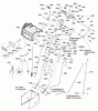 Murray 16533ES (1696031) - 33" Dual Stage Snowthrower (2011) Ersatzteile Handles & Controls Group (2989802)