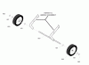 Murray 6210540x83NA (525/21) - Brute 21" Single Stage Snow Thrower (2007) (Walmart) Ersatzteile Wheels