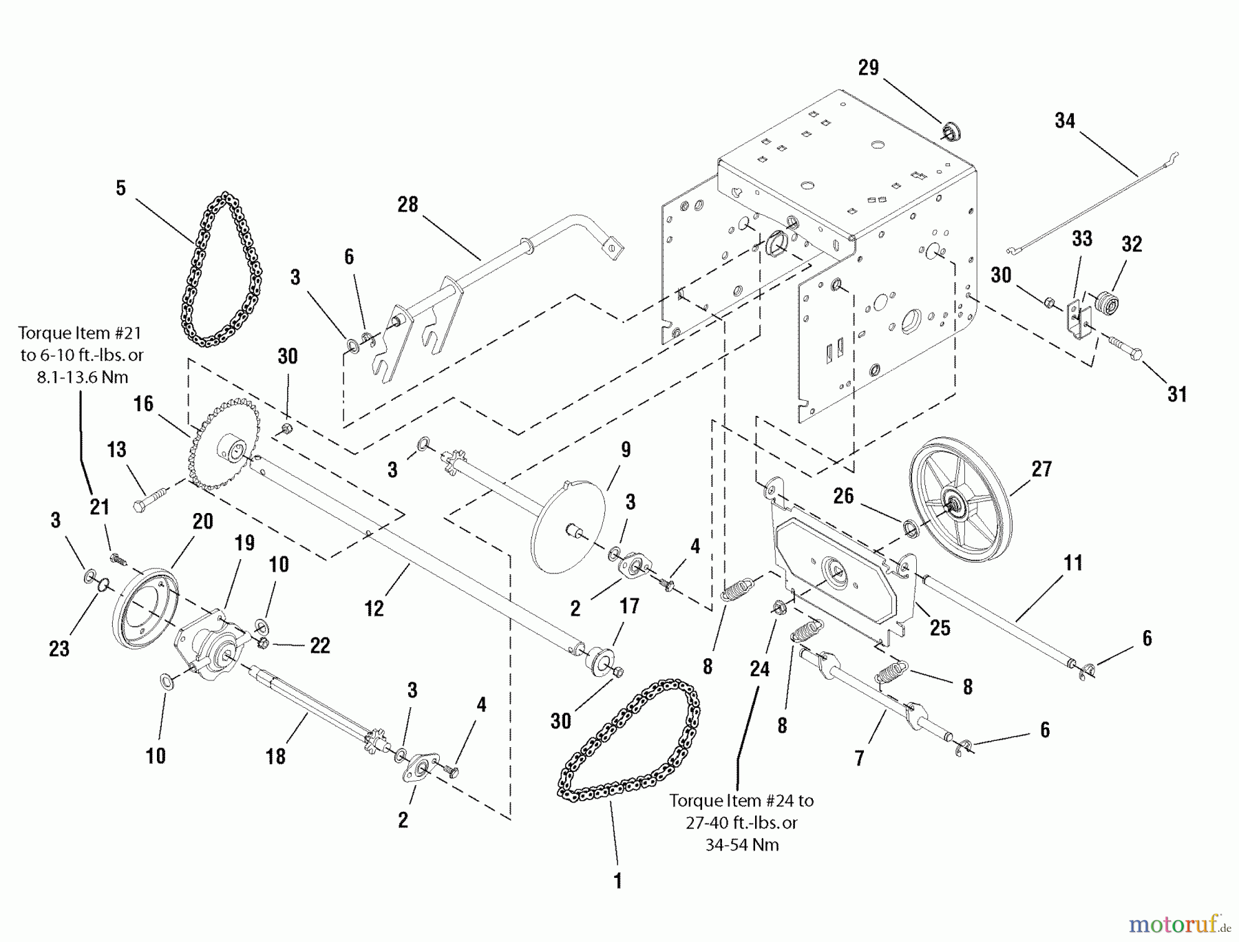 Murray Schneefräsen 928E (LP1695441) (1695441) - John Deere 28