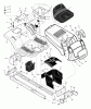 Murray 405000x8B - Scotts 40" Lawn Tractor (2003) (Home Depot) Ersatzteile Chassis & Hood