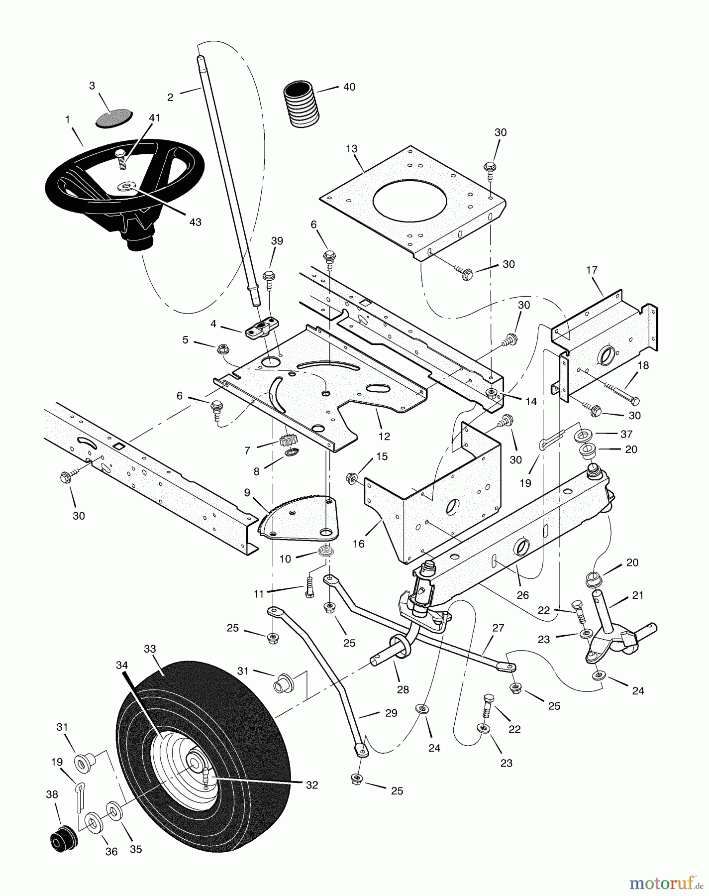 Murray Rasen- und Gartentraktoren 405000x8B - Scotts 40
