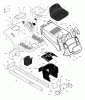 Murray 405000x8C - Scotts 40" Lawn Tractor (2004) (Home Depot) Ersatzteile Chassis & Hood