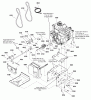 Murray 1695775 (800/24) - 24" Dual Stage Snow Thrower (2009) Ersatzteile Engine and Frame Group (2988738)