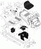 Murray 405000x8D - Scotts 40" Lawn Tractor (2004) (Home Depot) Ersatzteile Chassis & Hood