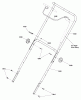 Murray 1695891 (22/800) - Brute 22" Single Stage Snowthrower (2011) Ersatzteile Handles & Controls Group - Manual (2989356)