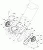 Murray 1695891 (22/800) - Brute 22" Single Stage Snowthrower (2011) Ersatzteile Wheel & Body Covering Group (2989995)