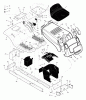 Murray 405000x8E - Scotts 40" Lawn Tractor (2005) (Home Depot) Ersatzteile Chassis & Hood