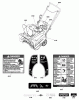 Murray 1696279-00 - Brute 22" Single Stage Snowthrower, 8.0HP (2012) Ersatzteile Decals Group (2990777)