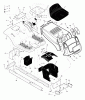 Murray 405000x8F - Scotts 40" Lawn Tractor (2005) (Home Depot) Ersatzteile Chassis & Hood
