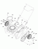 Murray 822S (1696161-00) - Briggs & Stratton 22" Single Stage Snowthrower, 8HP (2012) Ersatzteile Wheel & Body Covering Group (2990434)