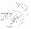 Murray 5021E (6210540x37NA) - Husqvarna 21" Single Stage Snow Thrower (2007) Ersatzteile Handle Assembly