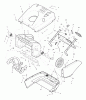 Murray 5021R (6210530x37NB) - Husqvarna 21" Single Stage Snow Thrower (2008) Ersatzteile Auger & Control Assembly