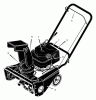 Murray 536.881400 - Craftsman 21" Single Stage Snow Thrower (2005) (Sears) Ersatzteile Decals
