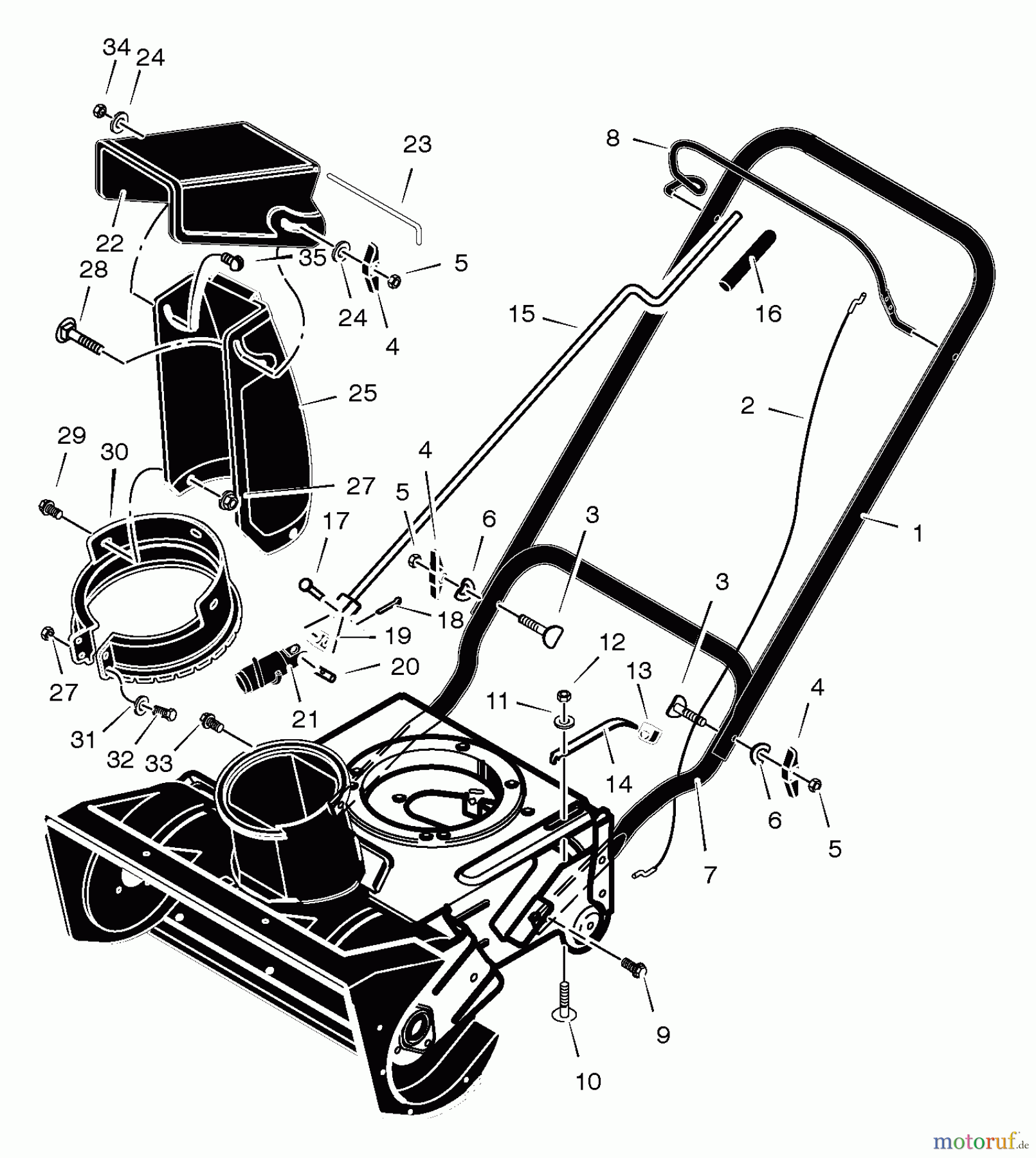 Murray Schneefräsen 536.881400 - Craftsman 21