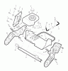 Murray 536.881501 (88150100NB) - Craftsman 22" Single Stage Snow Thrower (2006) (Sears) Ersatzteile Frame And Fuel Tank