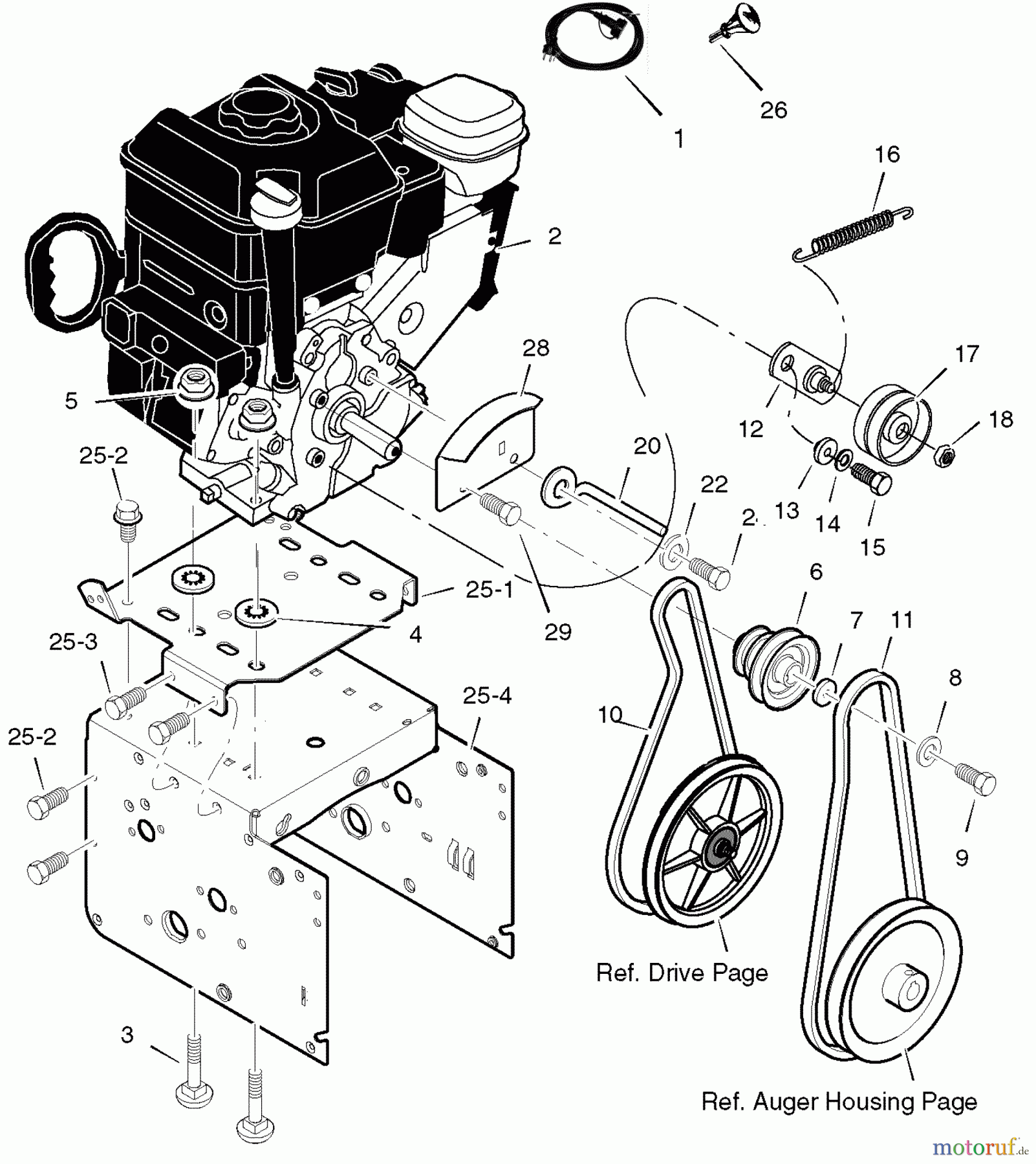  Murray Schneefräsen 536.881550 - Craftsman 24