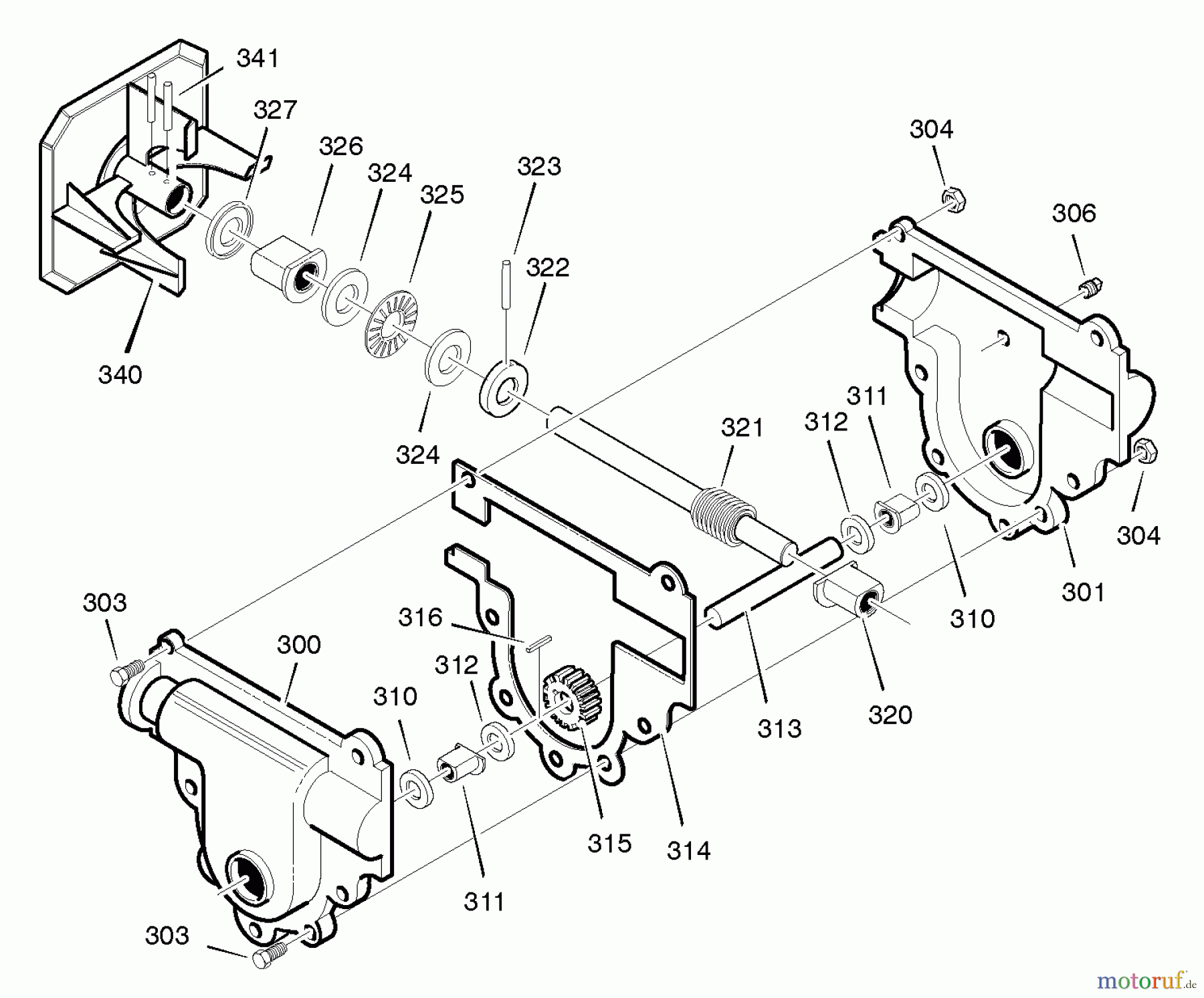  Murray Schneefräsen 536.881650 - Craftsman 24