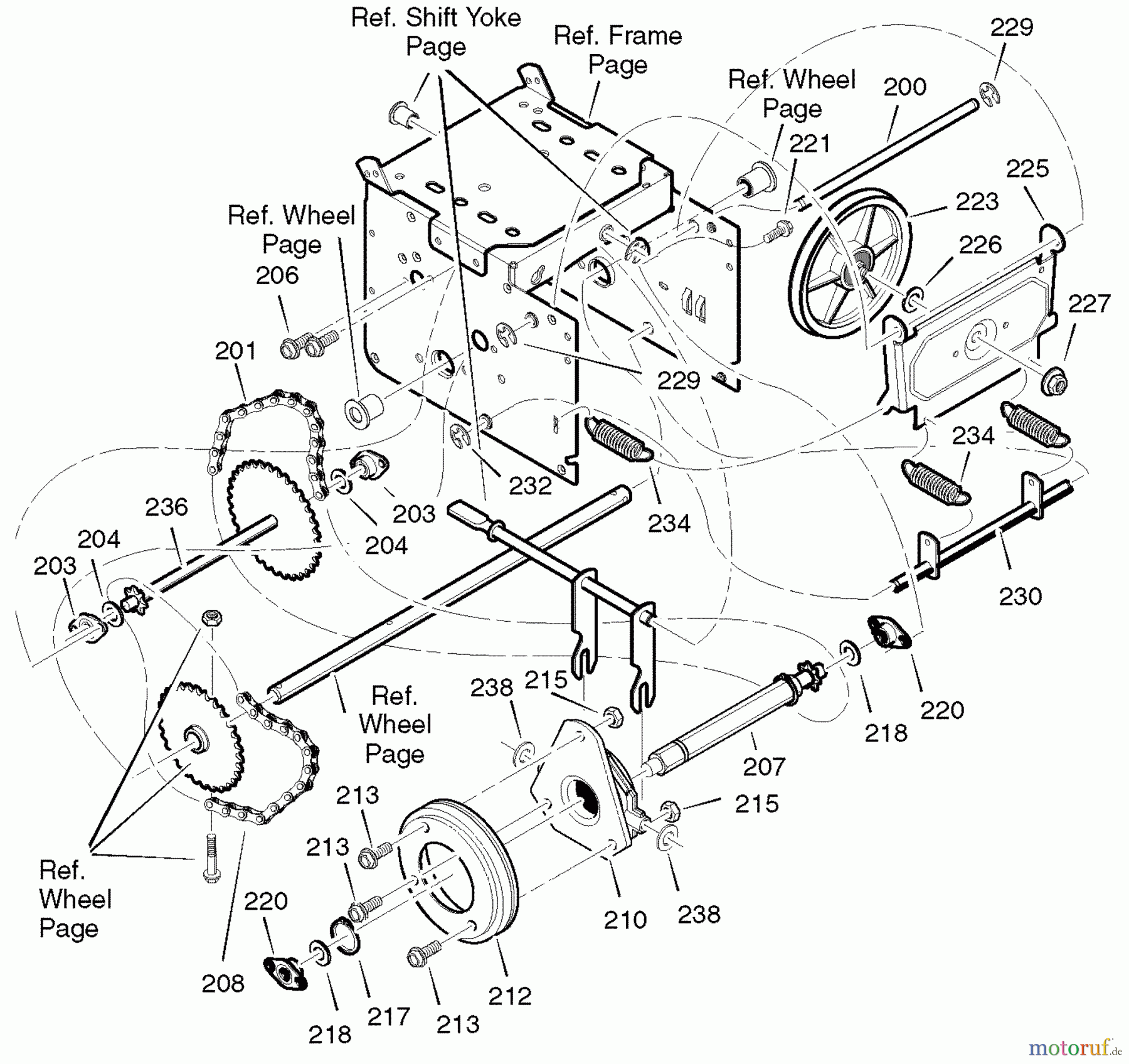  Murray Schneefräsen 536.881750 - Craftsman 24
