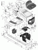 Murray 405002x8A - Scotts 40" Lawn Tractor (2002) (Home Depot) Ersatzteile Chassis & Hood