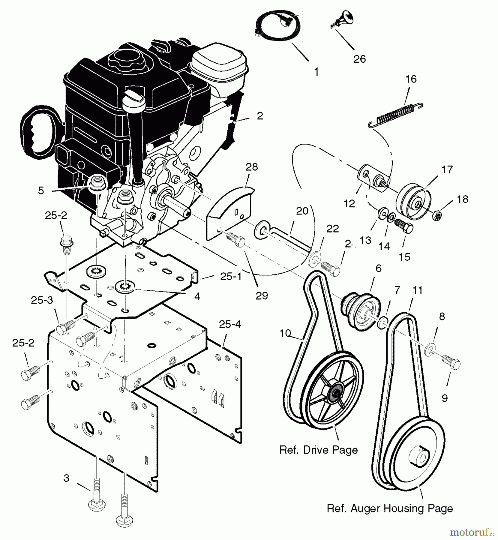  Murray Schneefräsen 536.881750 - Craftsman 24