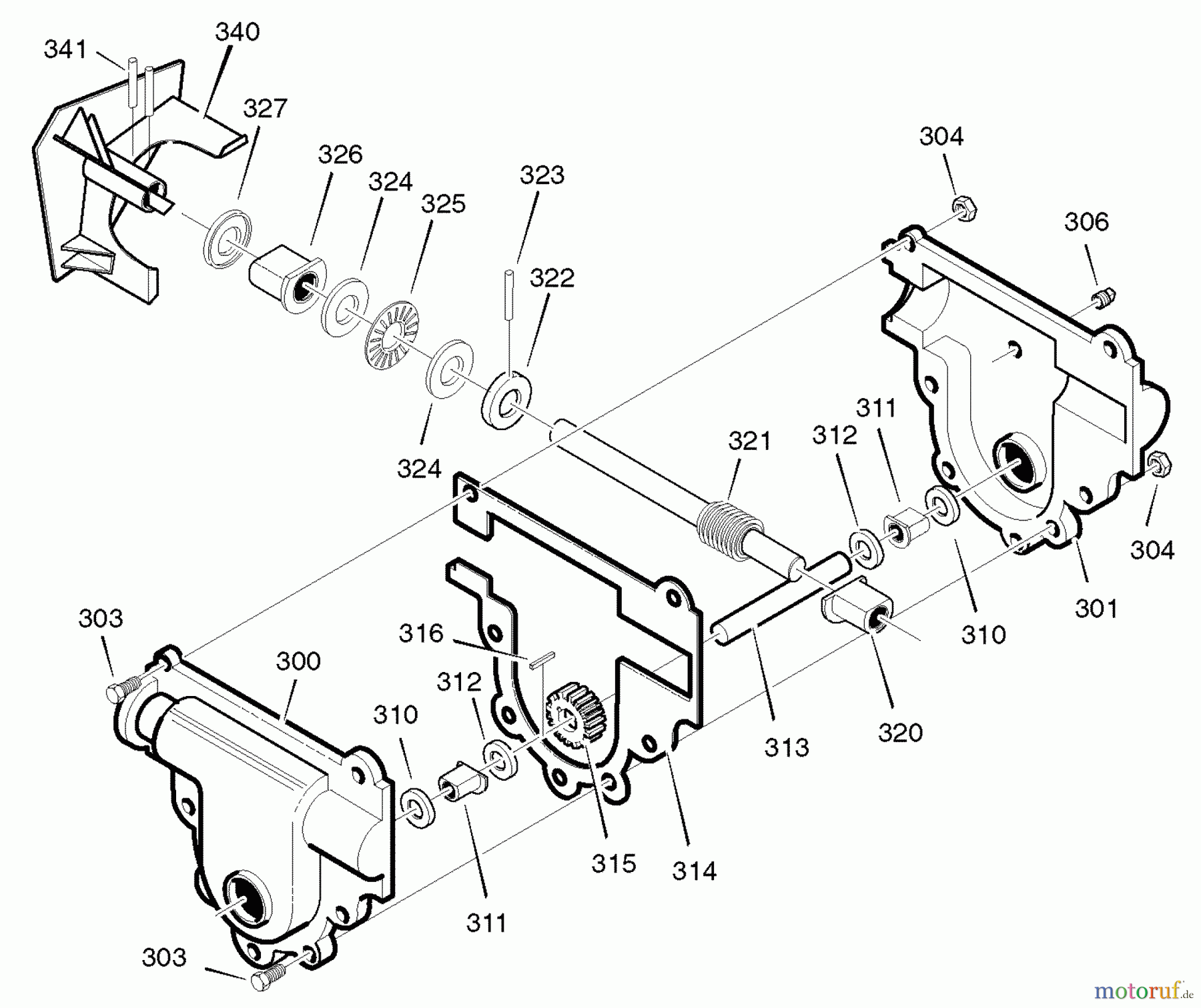 Murray Schneefräsen 536.887996 - Craftsman 29