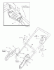 Murray 620000x30ND - 20" Single Stage Snow Thrower (2006) Ersatzteile Handle Assembly