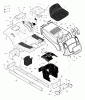 Murray 405005x99B - B&S/ 40" Lawn Tractor (2004) (AAFES) Ersatzteile Chassis & Hood