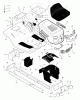 Murray 405011x48A - B&S/ 40" Lawn Tractor (2005) (Mills) Ersatzteile Chassis & Hood