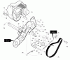 Murray 621520x43NA - Yard King 21" Single Stage Snow Thrower (2003) Ersatzteile Engine Assembly